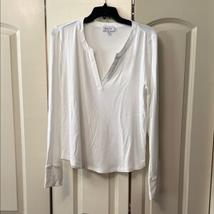 White Long Sleeve Top